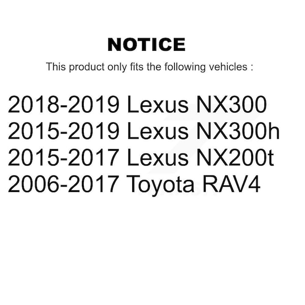 Rear Left Upper Suspension Control Arm For Toyota RAV4 Lexus NX200t NX300 NX300h